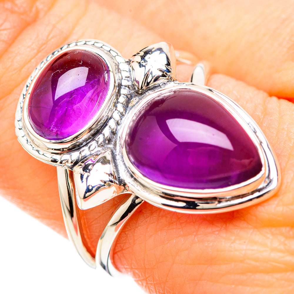 Amethyst Rings handcrafted by Ana Silver Co - RING129222