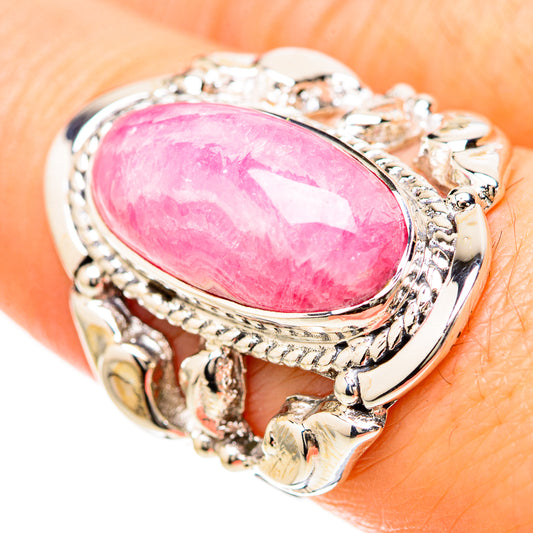 Rhodochrosite Rings handcrafted by Ana Silver Co - RING129233