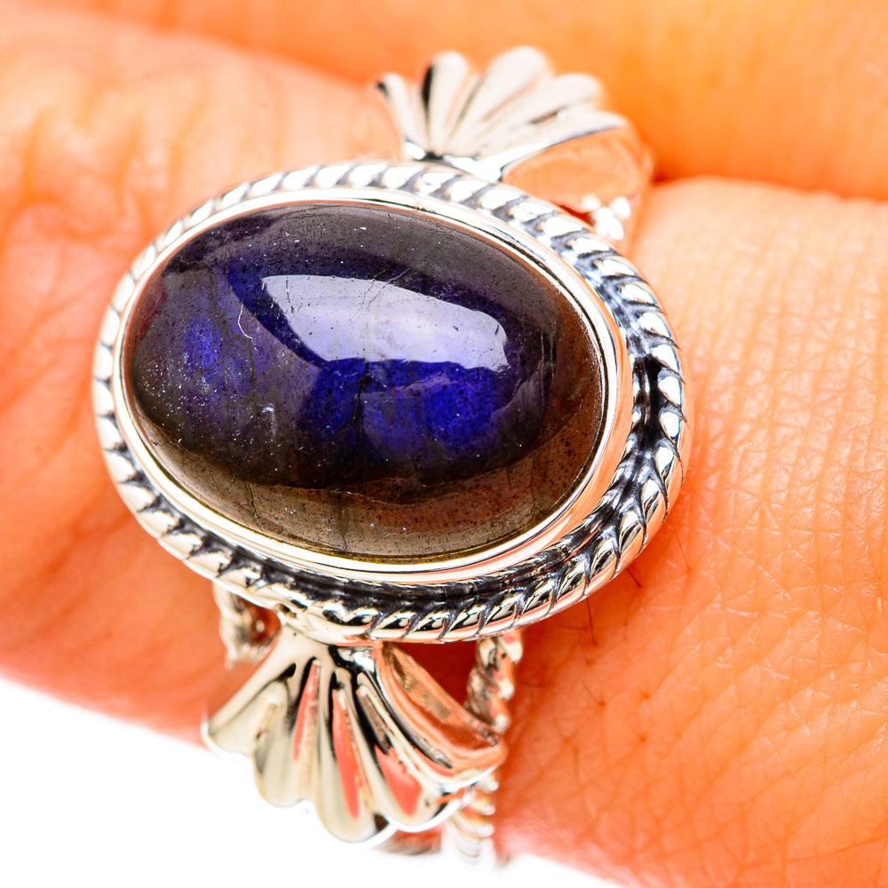 Labradorite Rings handcrafted by Ana Silver Co - RING129240