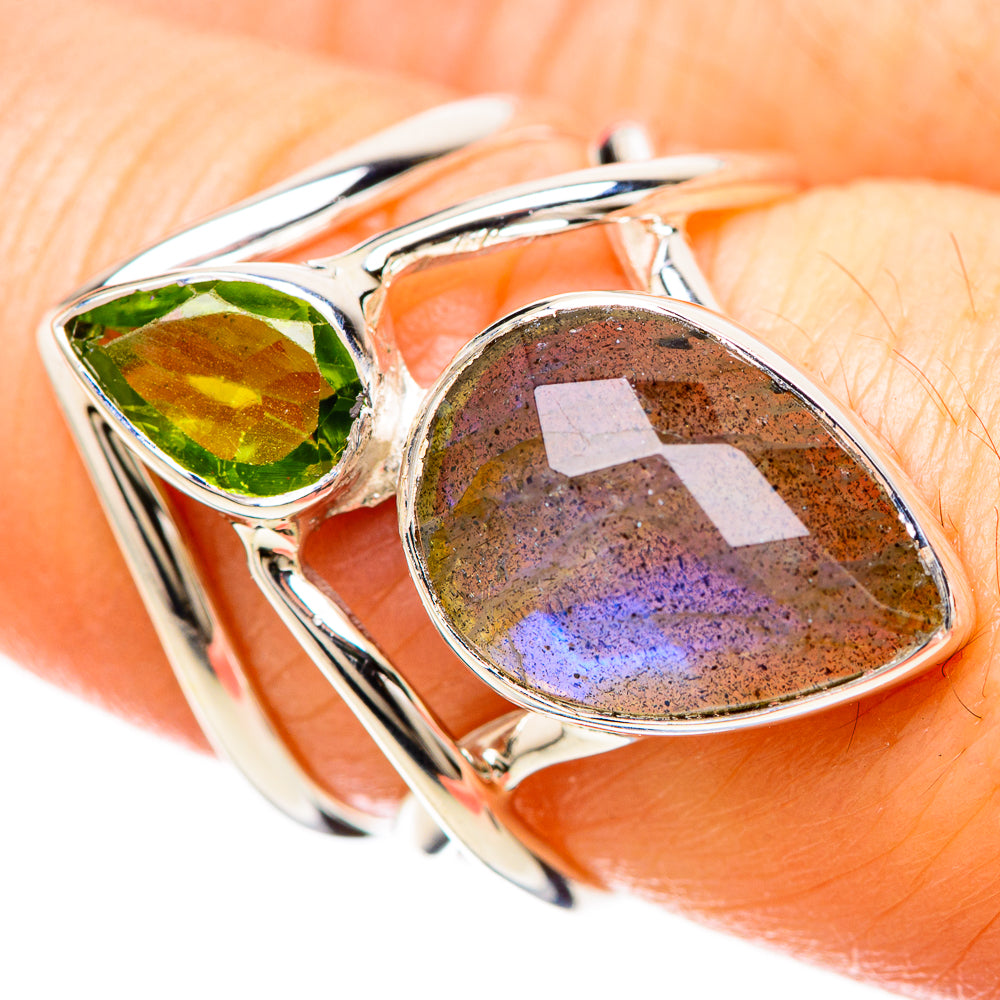 Labradorite Rings handcrafted by Ana Silver Co - RING129241