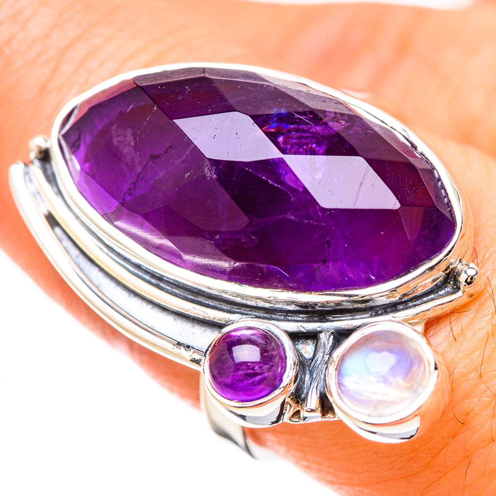 Amethyst Rings handcrafted by Ana Silver Co - RING129248