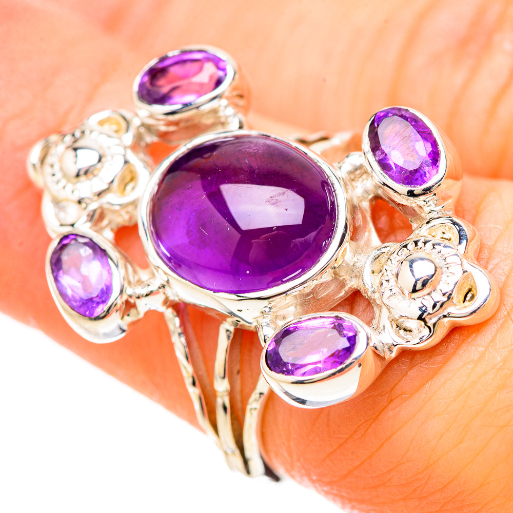 Amethyst Rings handcrafted by Ana Silver Co - RING129263