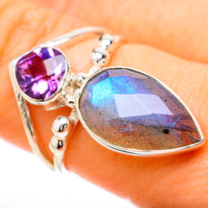 Labradorite Rings handcrafted by Ana Silver Co - RING129269