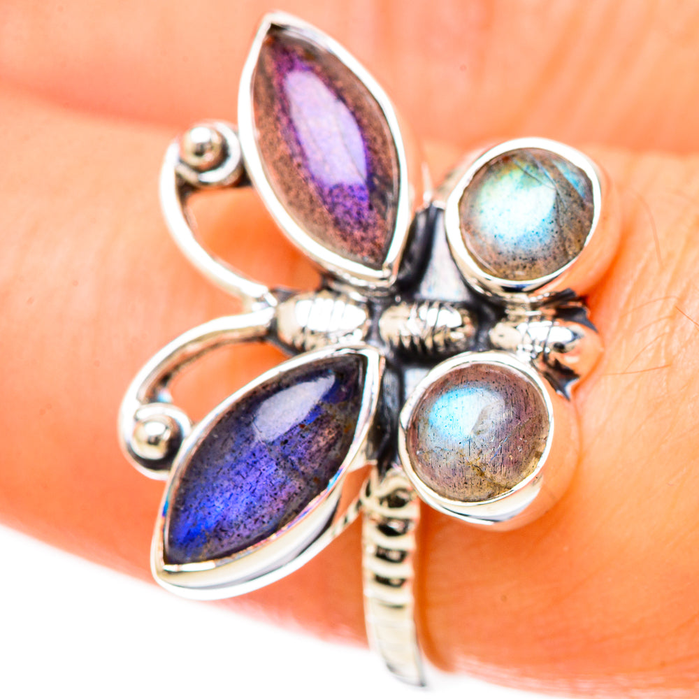 Labradorite Rings handcrafted by Ana Silver Co - RING129271