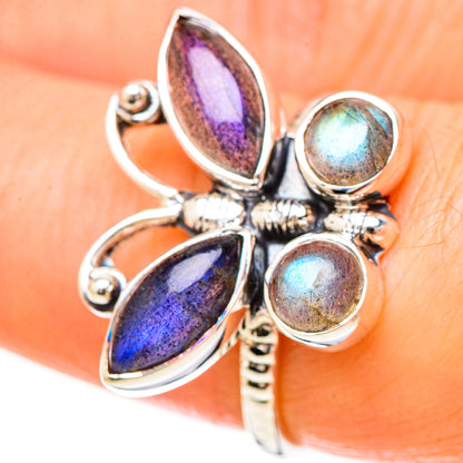 Labradorite Rings handcrafted by Ana Silver Co - RING129271