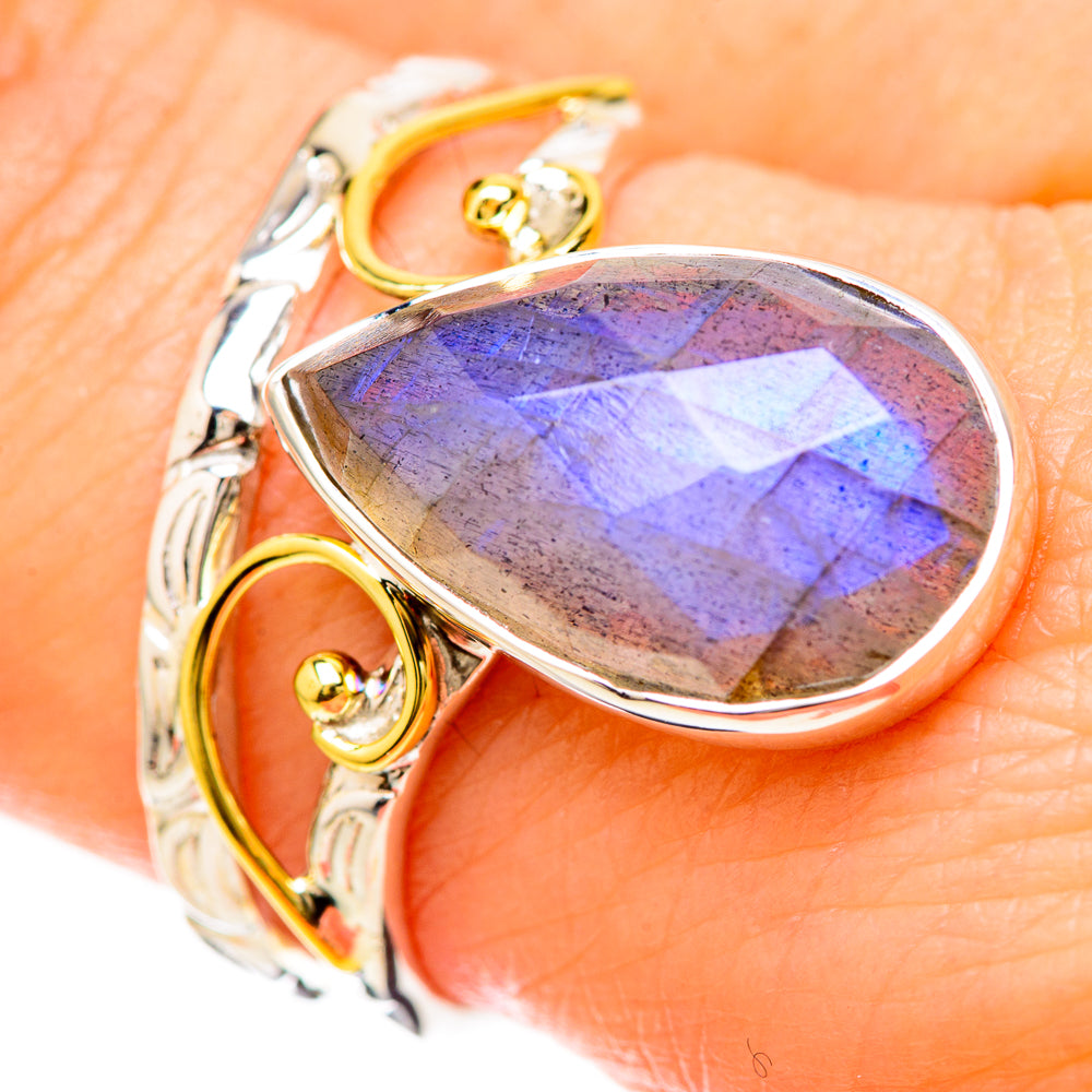 Labradorite Rings handcrafted by Ana Silver Co - RING129272