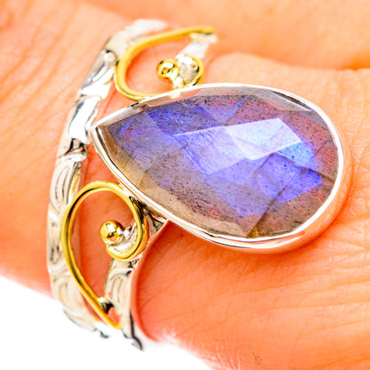 Labradorite Rings handcrafted by Ana Silver Co - RING129272