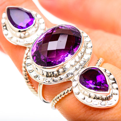 Amethyst Rings handcrafted by Ana Silver Co - RING129280