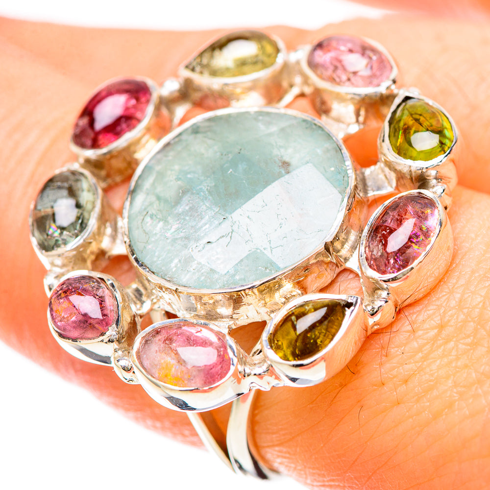 Aquamarine Rings handcrafted by Ana Silver Co - RING129297