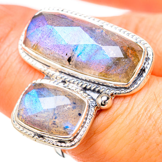 Labradorite Rings handcrafted by Ana Silver Co - RING129300