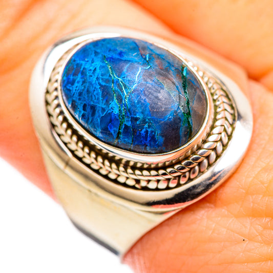 Azurite Rings handcrafted by Ana Silver Co - RING129312