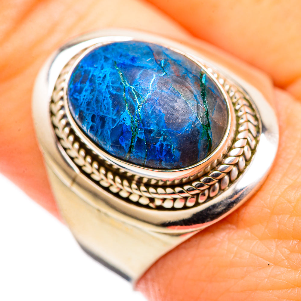 Azurite Rings handcrafted by Ana Silver Co - RING129312