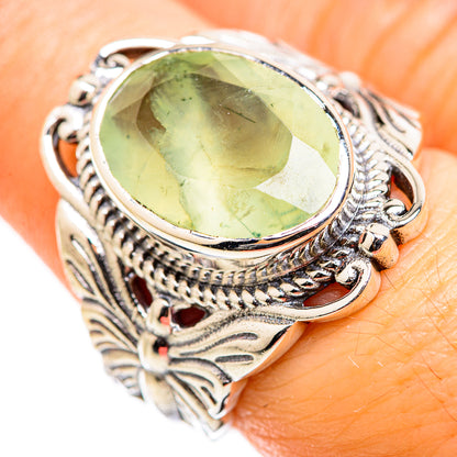 Prehnite Rings handcrafted by Ana Silver Co - RING129316