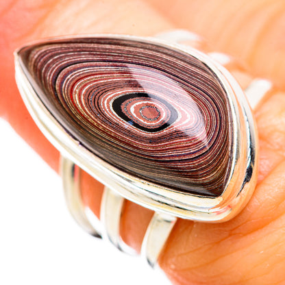 Fordite Rings handcrafted by Ana Silver Co - RING129317