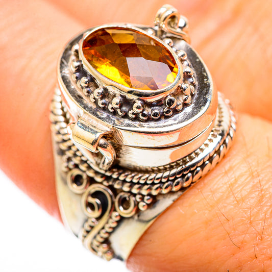 Mandarin Citrine Rings handcrafted by Ana Silver Co - RING129320