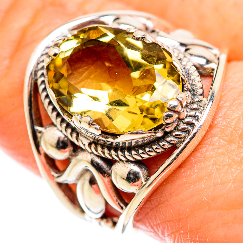 Citrine Rings handcrafted by Ana Silver Co - RING129342