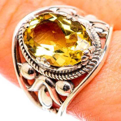 Citrine Rings handcrafted by Ana Silver Co - RING129342