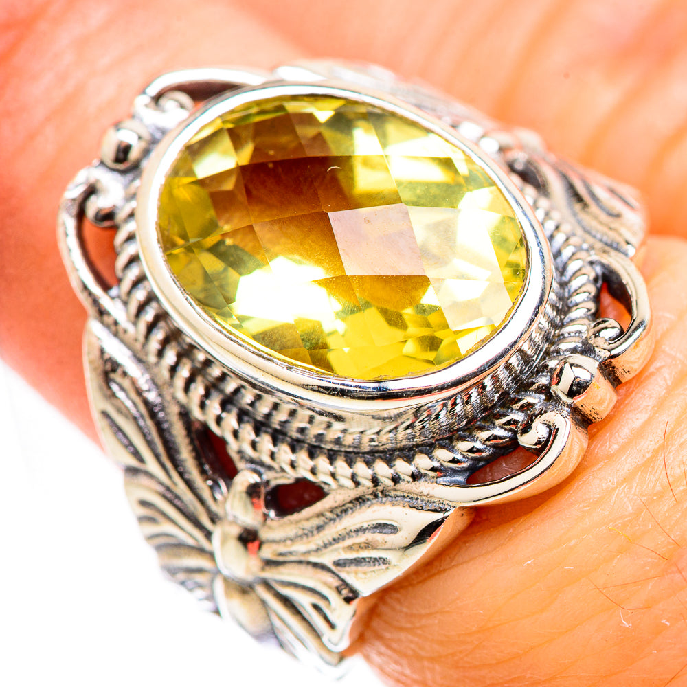 Citrine Rings handcrafted by Ana Silver Co - RING129343