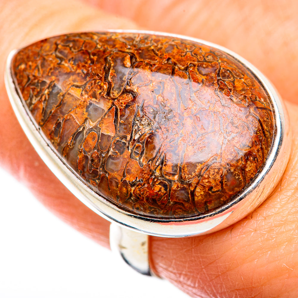 Dinosaur Bone Rings handcrafted by Ana Silver Co - RING129350