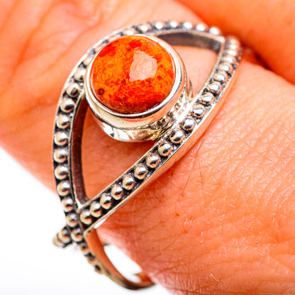Sponge Coral Rings handcrafted by Ana Silver Co - RING129355