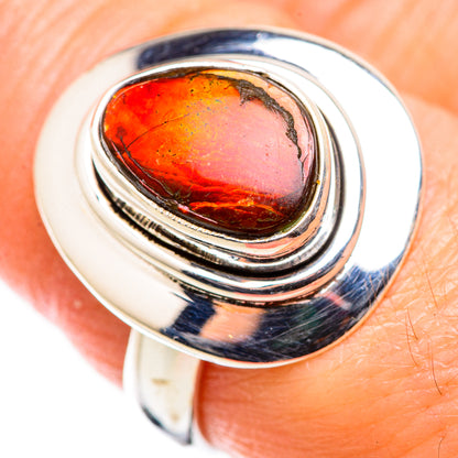 Ammolite Rings handcrafted by Ana Silver Co - RING129356