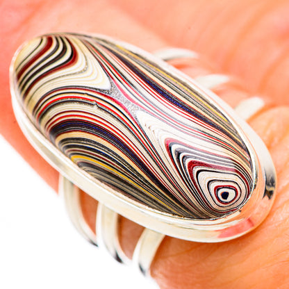 Fordite Rings handcrafted by Ana Silver Co - RING129361