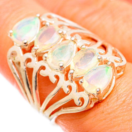Ethiopian Opal Rings handcrafted by Ana Silver Co - RING129370