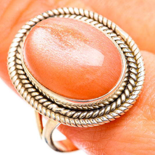 Sunstone Rings handcrafted by Ana Silver Co - RING129377