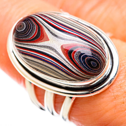 Fordite Rings handcrafted by Ana Silver Co - RING129385