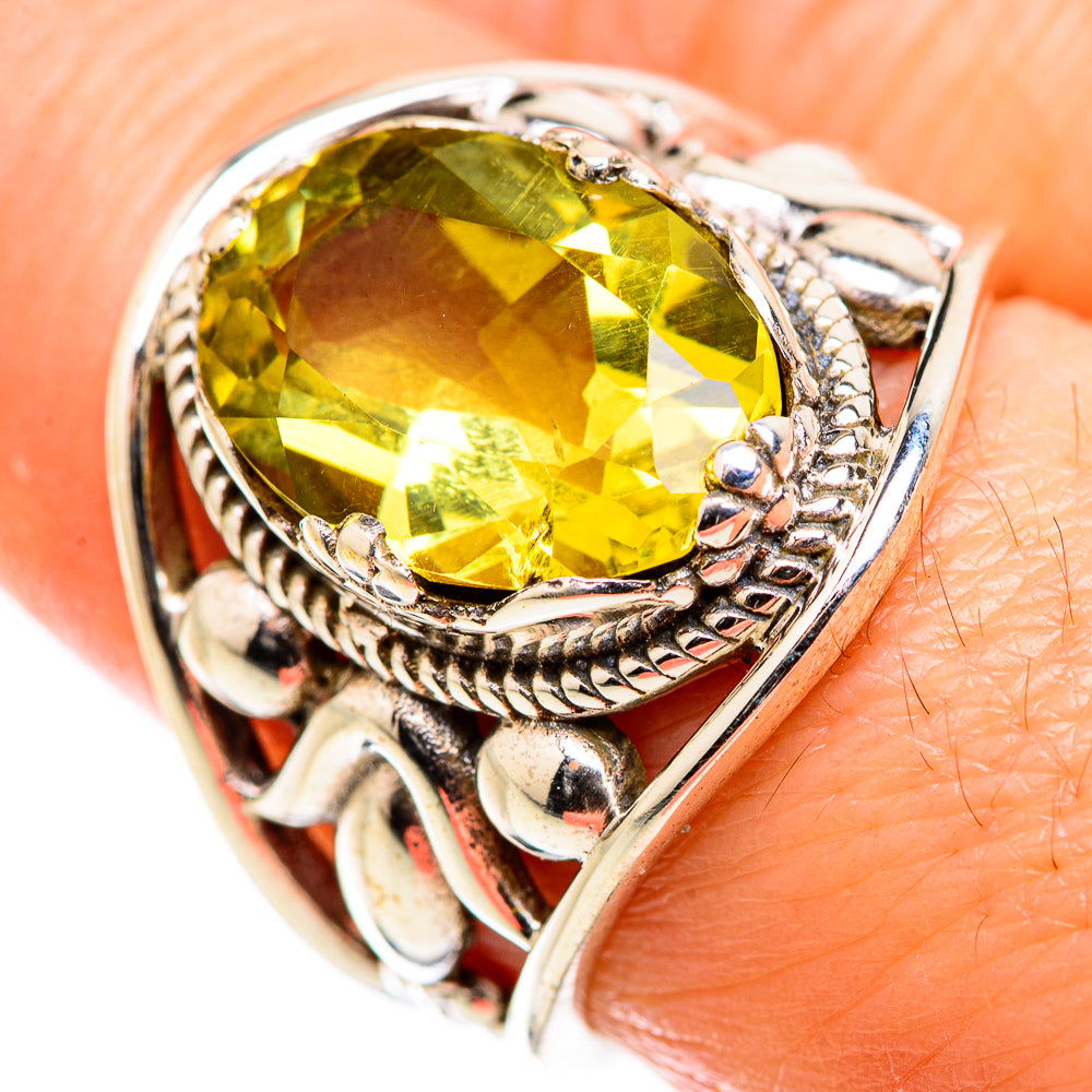 Citrine Rings handcrafted by Ana Silver Co - RING129391