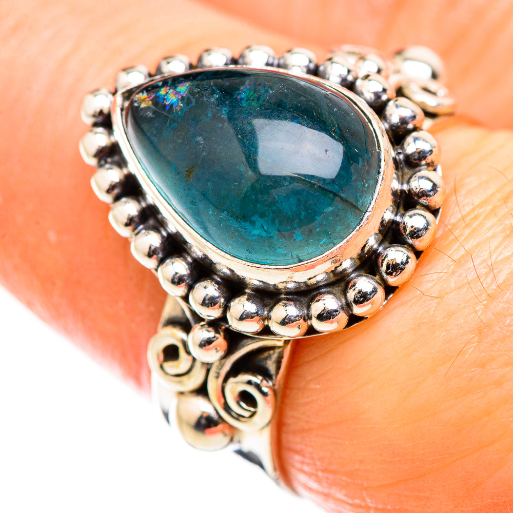 Blue Fluorite Rings handcrafted by Ana Silver Co - RING129392