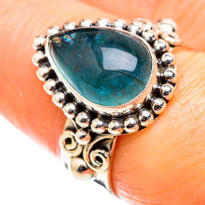Blue Fluorite Rings handcrafted by Ana Silver Co - RING129392