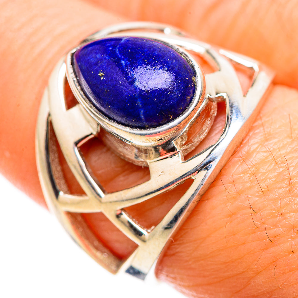 Lapis Lazuli Rings handcrafted by Ana Silver Co - RING129393