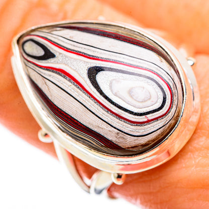Fordite Rings handcrafted by Ana Silver Co - RING129404