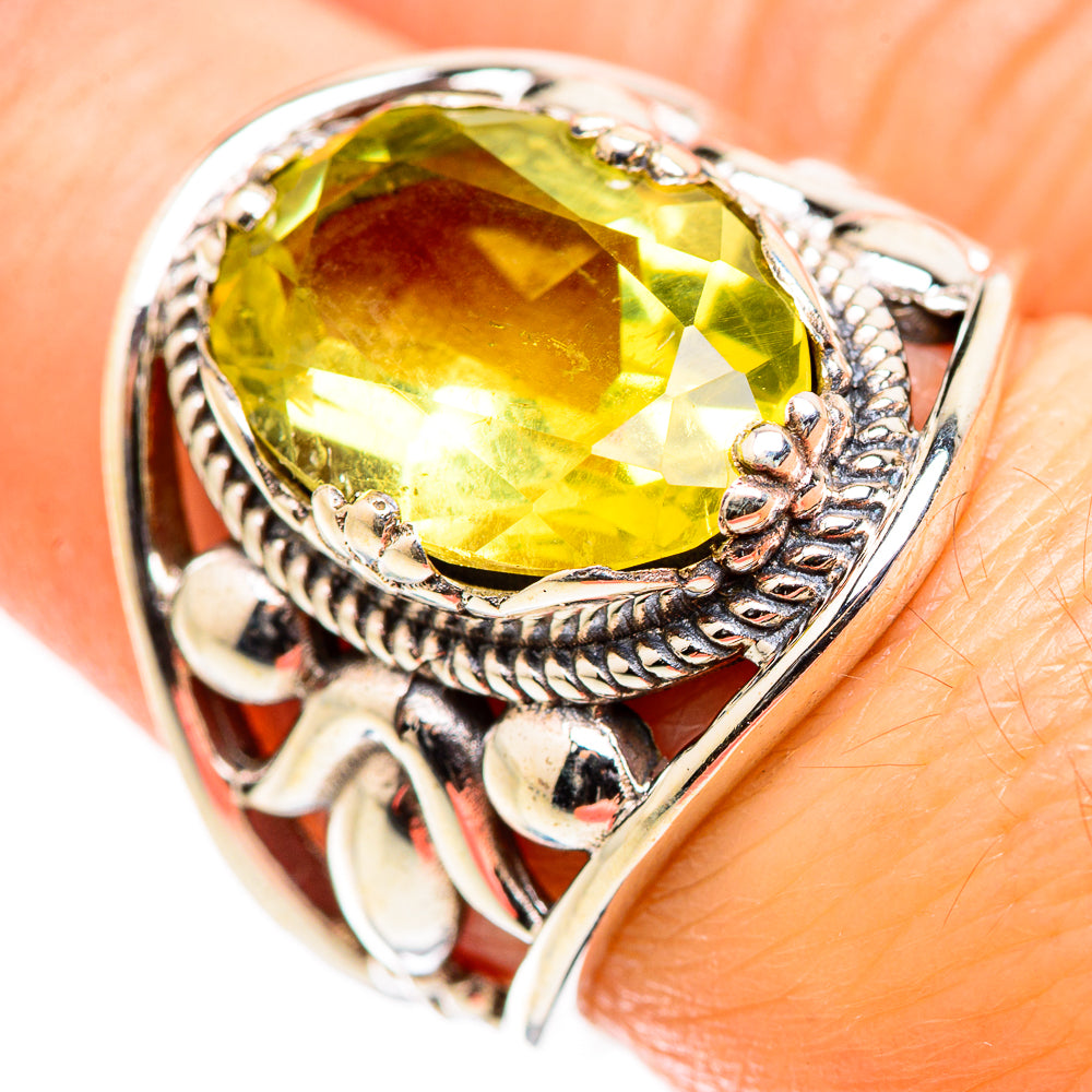 Citrine Rings handcrafted by Ana Silver Co - RING129408