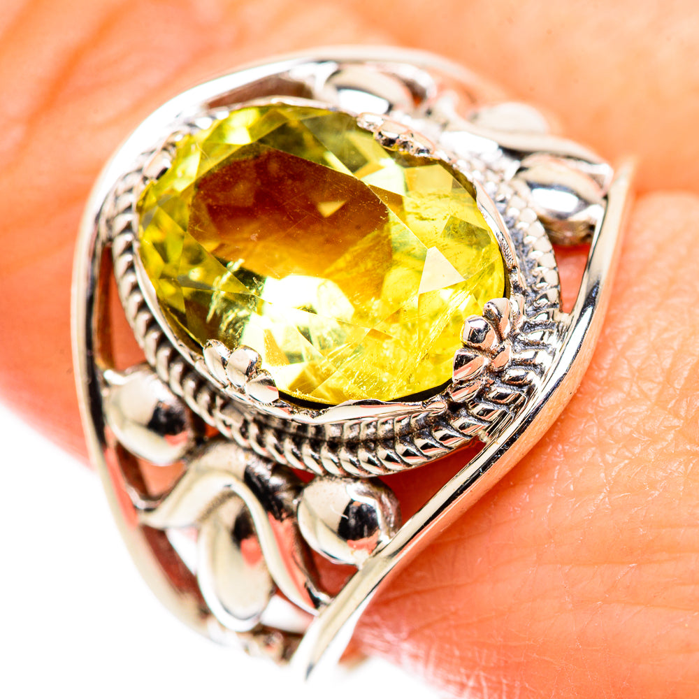 Citrine Rings handcrafted by Ana Silver Co - RING129420