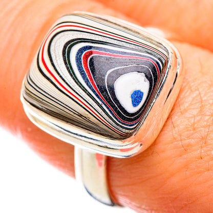 Fordite Rings handcrafted by Ana Silver Co - RING129428