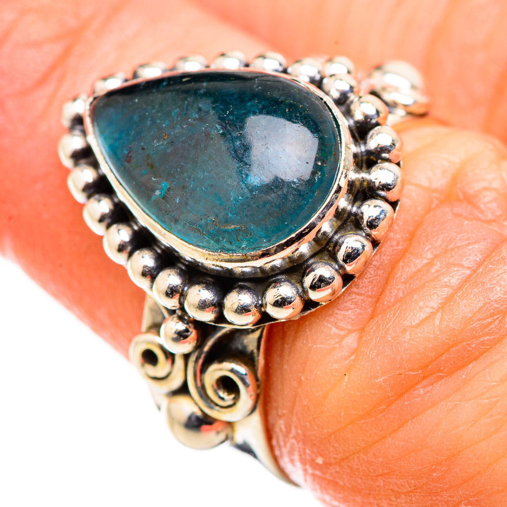 Blue Fluorite Rings handcrafted by Ana Silver Co - RING129434