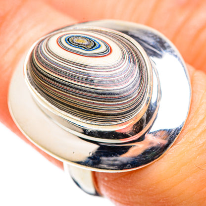 Fordite Rings handcrafted by Ana Silver Co - RING129439