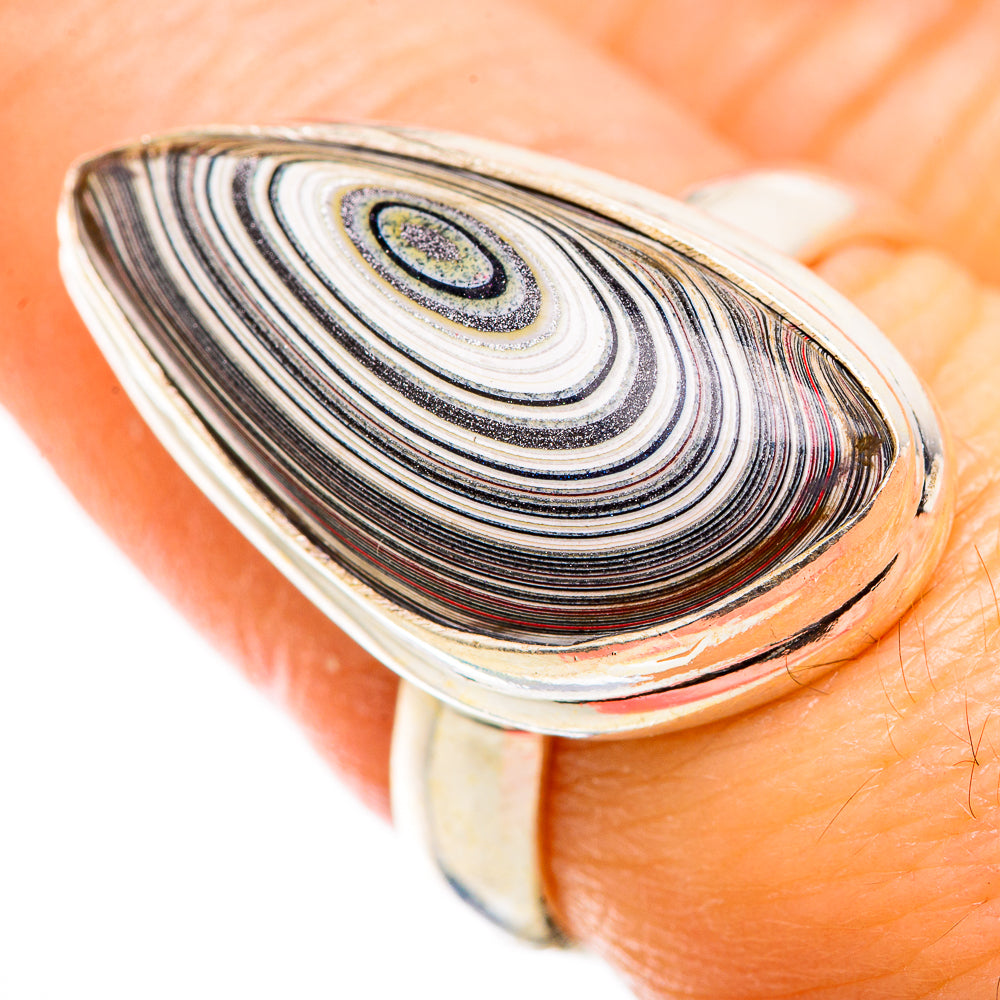 Fordite Rings handcrafted by Ana Silver Co - RING129446