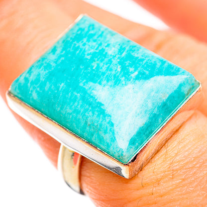 Amazonite Rings handcrafted by Ana Silver Co - RING129453