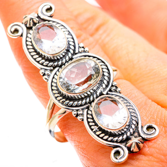 White Quartz Rings handcrafted by Ana Silver Co - RING129465
