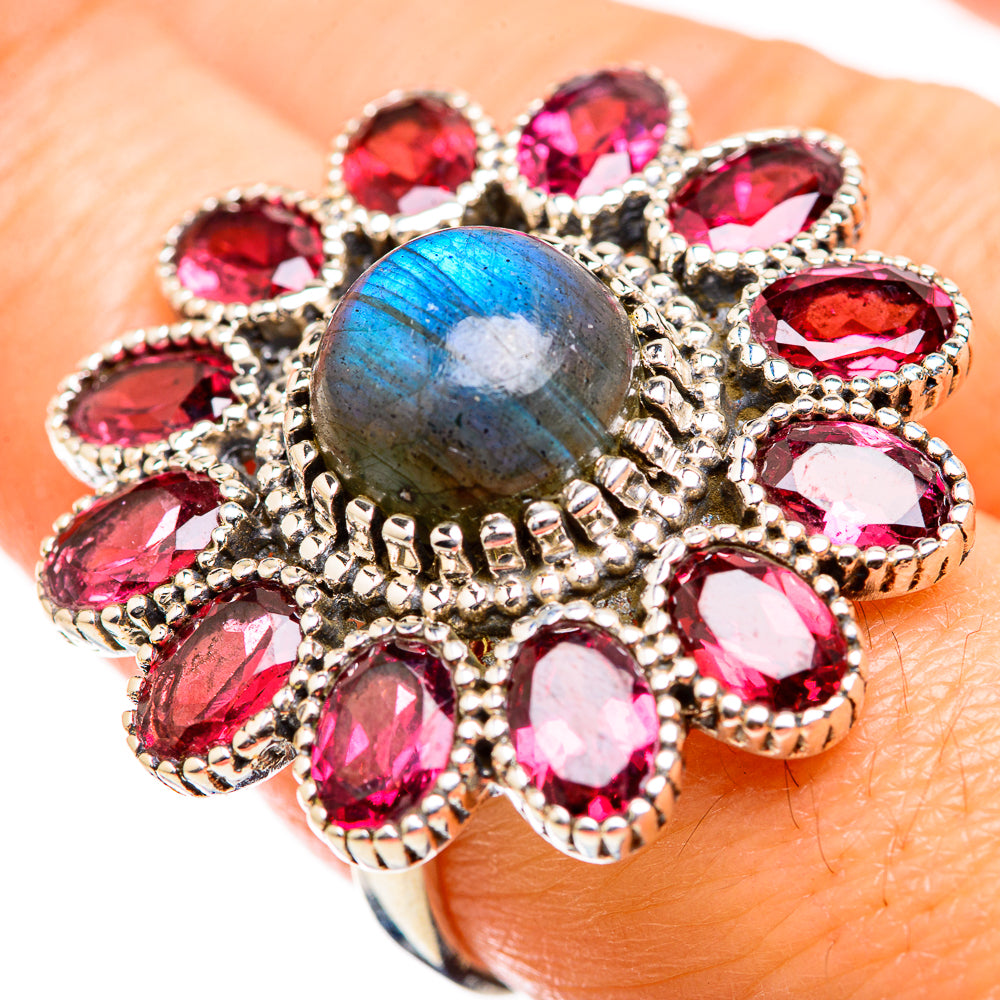 Labradorite Rings handcrafted by Ana Silver Co - RING129468
