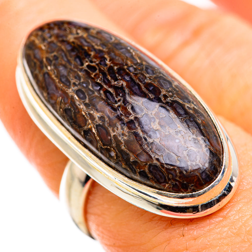 Dinosaur Bone Rings handcrafted by Ana Silver Co - RING129478