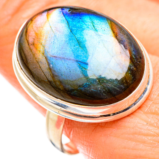 Labradorite Rings handcrafted by Ana Silver Co - RING129485