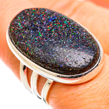 Andamooka Opal Rings handcrafted by Ana Silver Co - RING129489