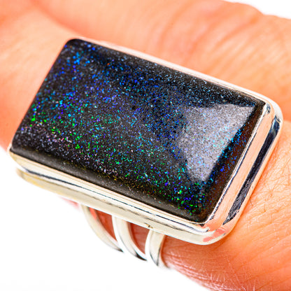 Andamooka Opal Rings handcrafted by Ana Silver Co - RING129506
