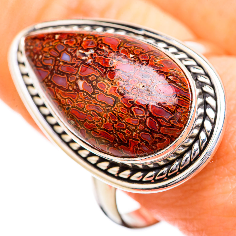 Dinosaur Bone Rings handcrafted by Ana Silver Co - RING129517