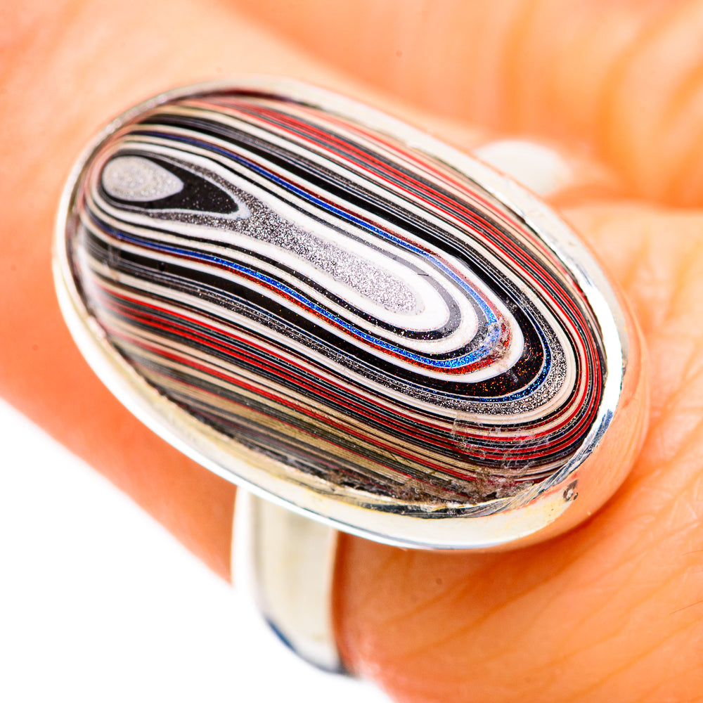 Fordite Rings handcrafted by Ana Silver Co - RING129531