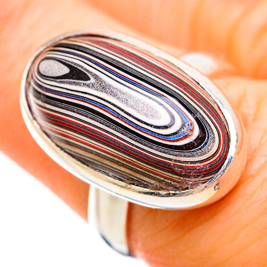 Fordite Rings handcrafted by Ana Silver Co - RING129531
